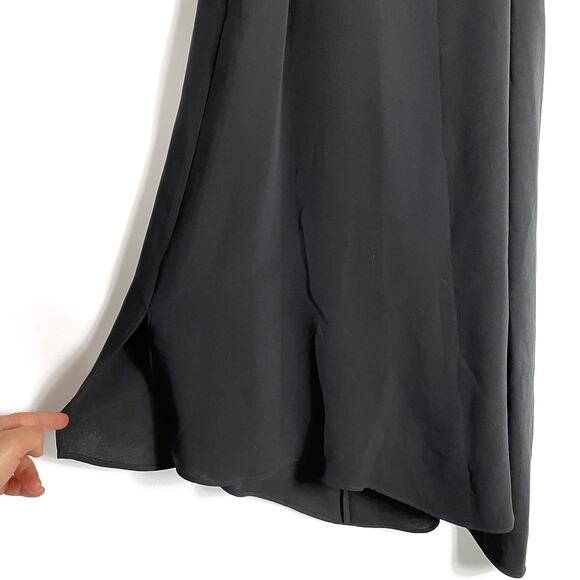 Lafayette 148 Taylor Tunic Black Silk Dress Asymmetrical Hem Sleeveless Sz S - Picture 5 of 11